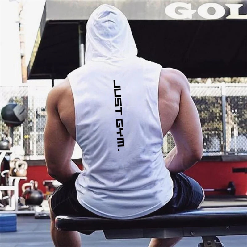 Débardeur à capuche de gym