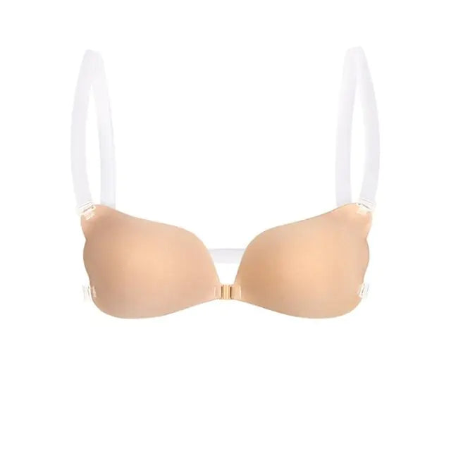 Soutien-gorge en silicone push-up invisible