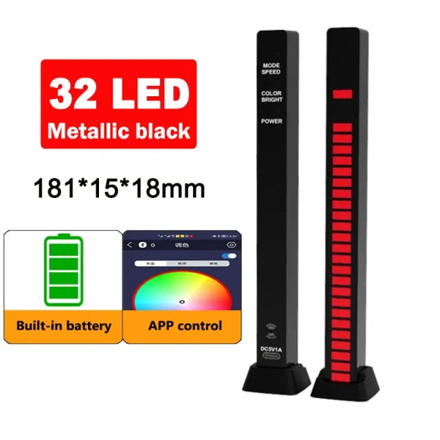 Lumière LED de contrôle du son de la musique
