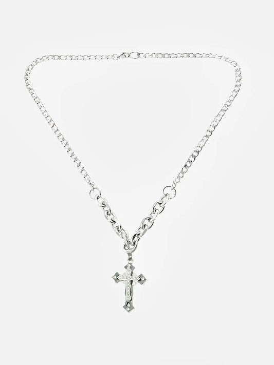 Le collier pendentif en acier inoxydable avec diamant