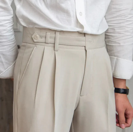 Pantalon de costume rétro tendance