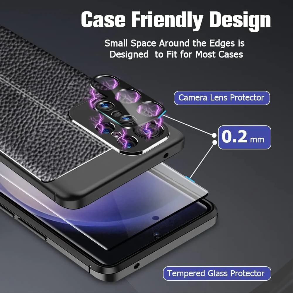 Protecteur D'écran En Verre Trempé Lens Hydrogel Pour Samsung S23 S22 Ultra Plus USA