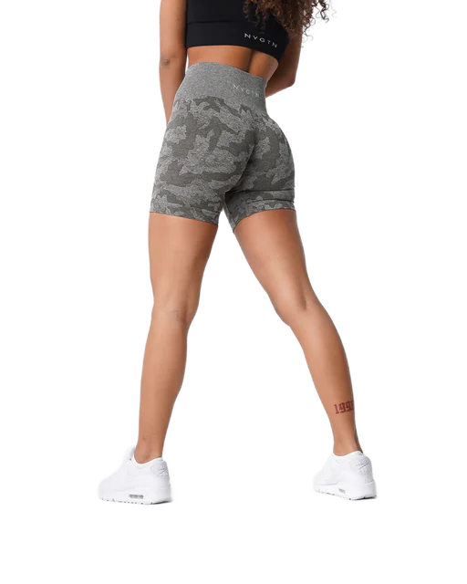 Short sans couture camouflage